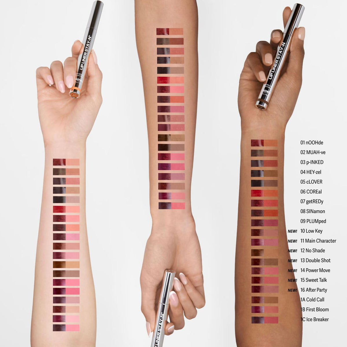 Sacheu Lip Liner STAY-N Peel Off Lip Stain, Longwear, p-INKED - Jansha Store