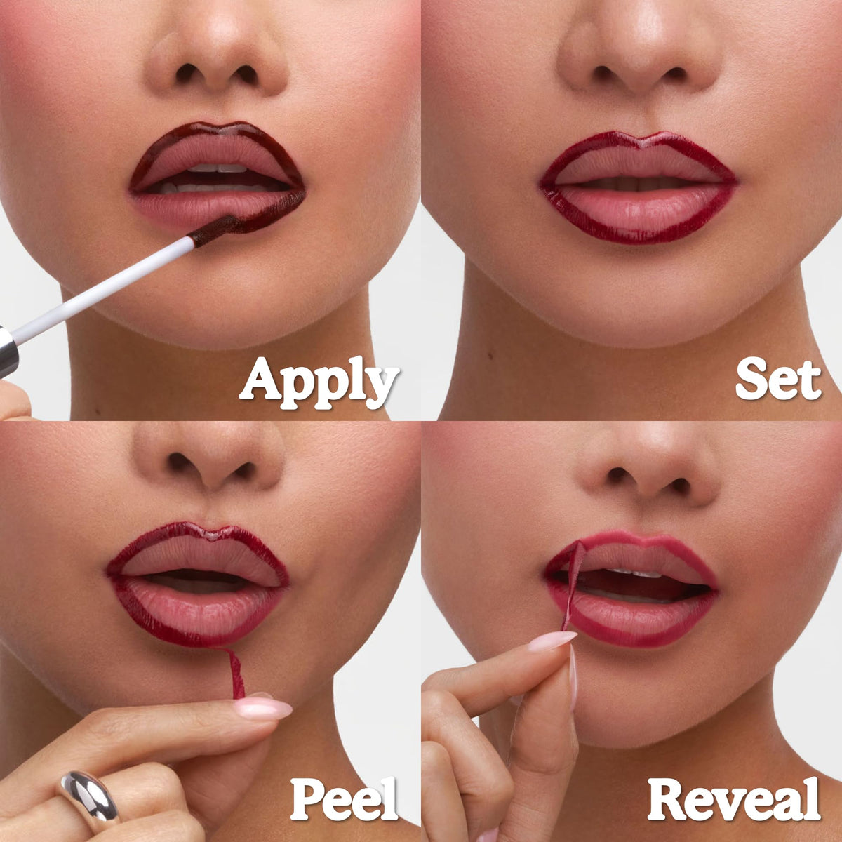 Sacheu Lip Liner STAY-N Peel Off Lip Stain, Longwear, p-INKED - Jansha Store