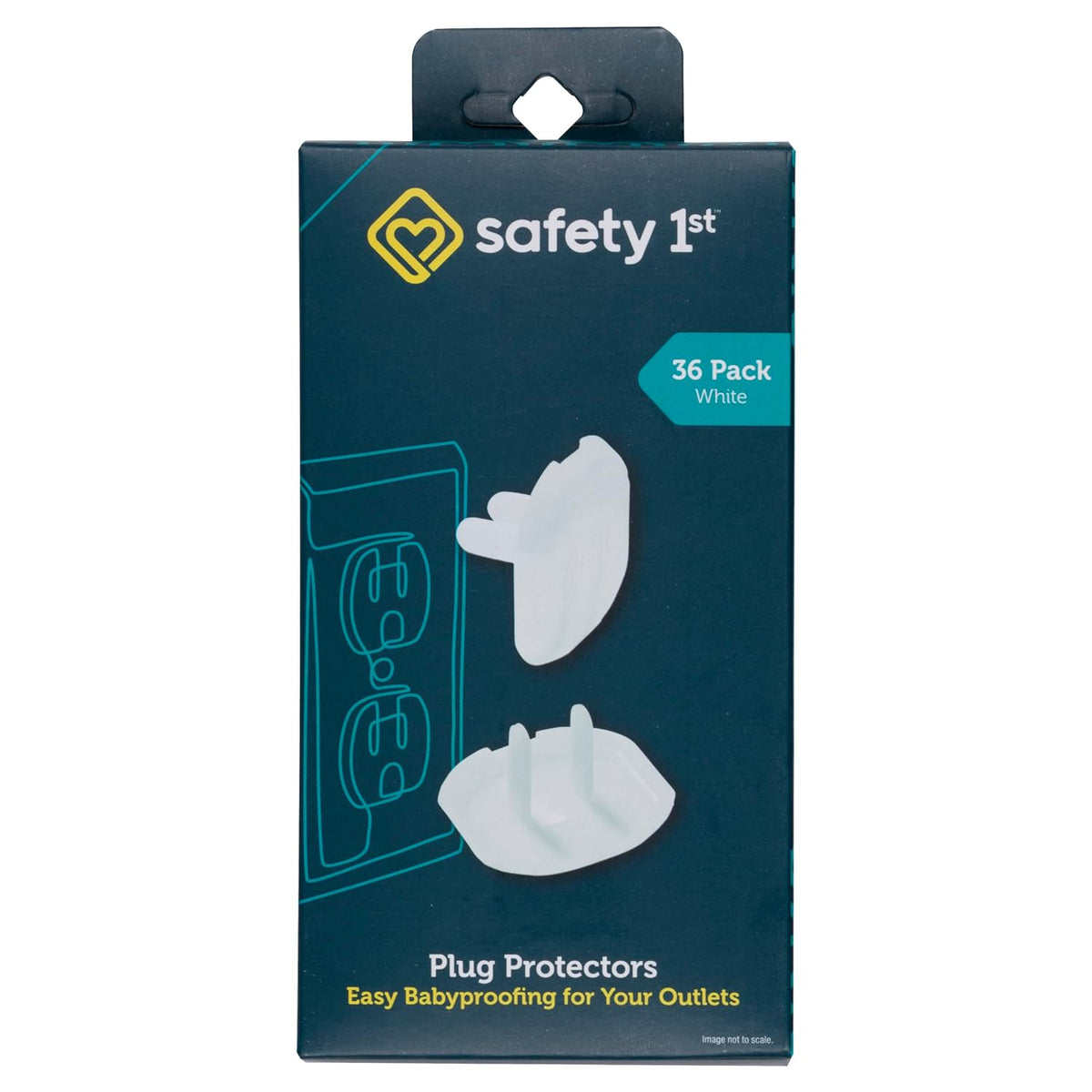 Safety 1st Electrical Outlet Baby Proof Covers, Secure Outlet Plugs, Baby Proofing, 36 Count - Jansha Store