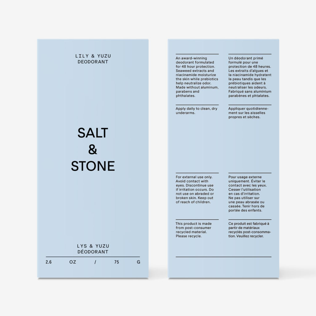 Salt & Stone Aluminum-Free Deodorant for Women & Men Saffron & Cedar 2.6 oz - Jansha Store