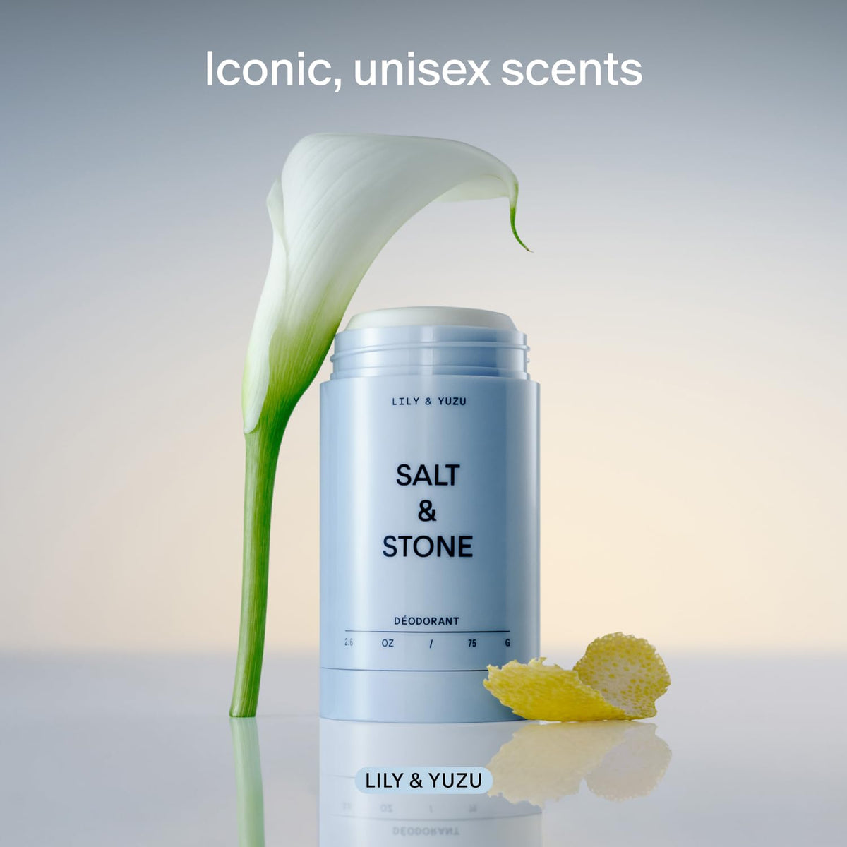 Salt & Stone Aluminum-Free Deodorant for Women & Men Saffron & Cedar 2.6 oz - Jansha Store