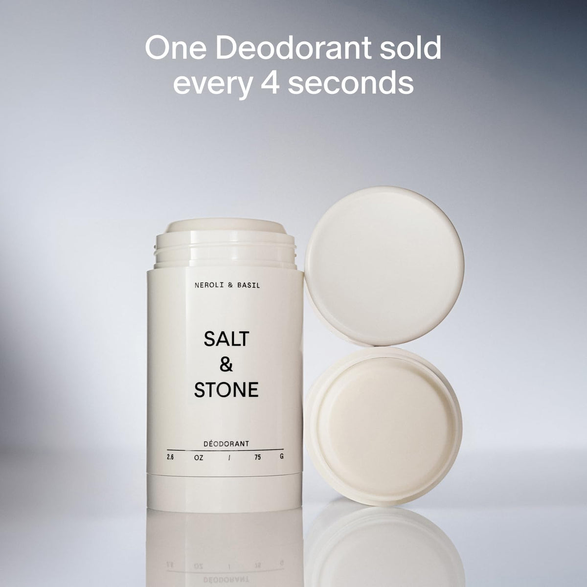 Salt & Stone Aluminum-Free Deodorant for Women & Men Saffron & Cedar 2.6 oz - Jansha Store