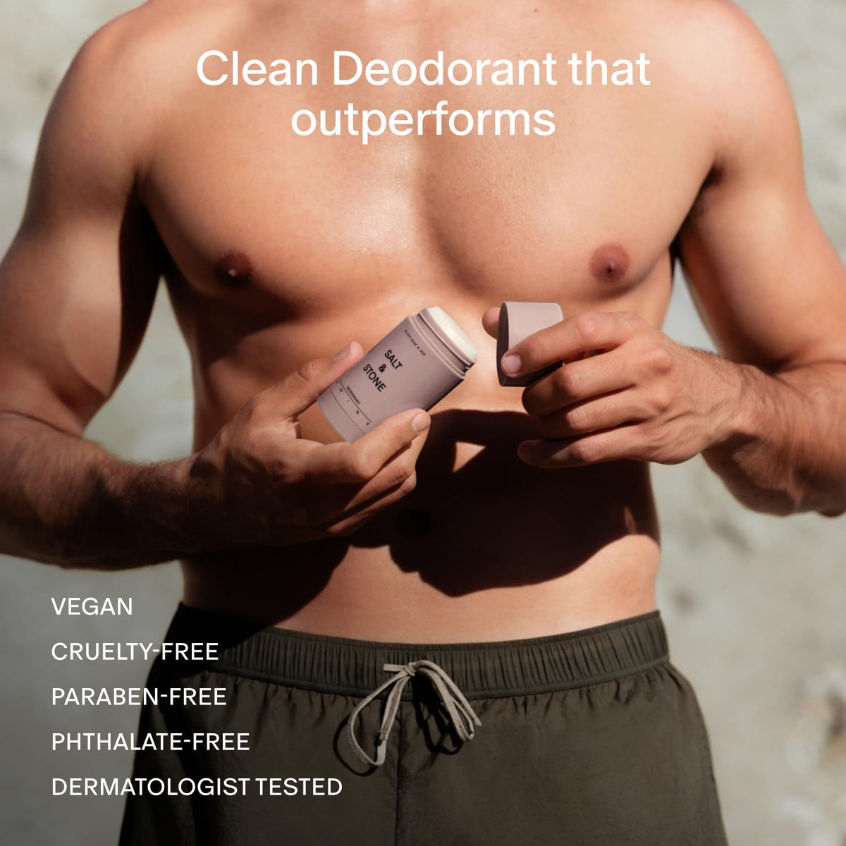 Salt & Stone Aluminum-Free Deodorant for Women & Men Saffron & Cedar 2.6 oz - Jansha Store