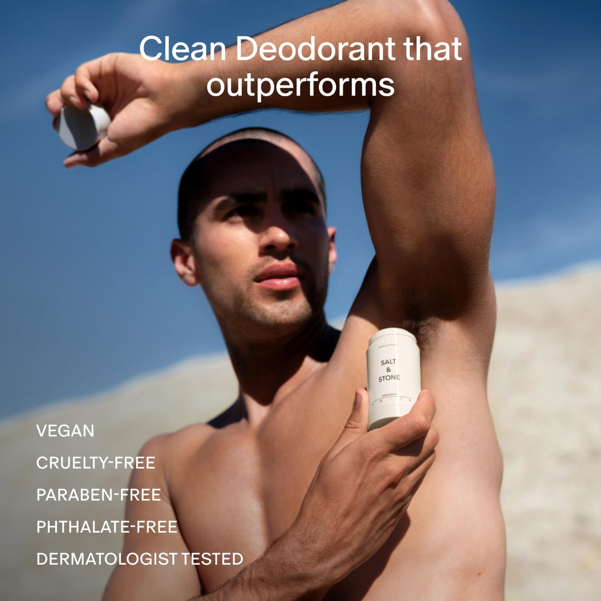 Salt & Stone Aluminum-Free Deodorant for Women & Men Saffron & Cedar 2.6 oz - Jansha Store