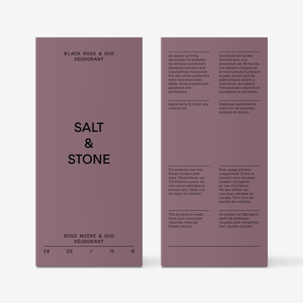 Salt & Stone Aluminum-Free Deodorant for Women & Men Saffron & Cedar 2.6 oz - Jansha Store