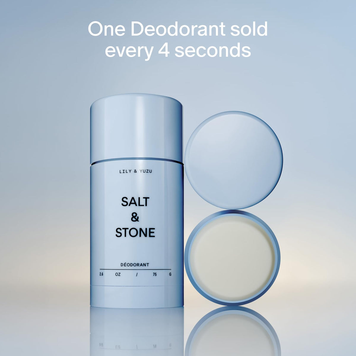 Salt & Stone Aluminum-Free Deodorant for Women & Men Saffron & Cedar 2.6 oz - Jansha Store
