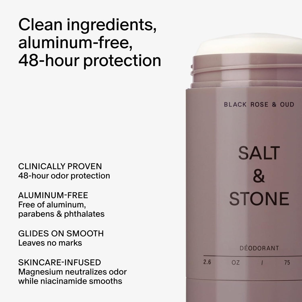 Salt & Stone Aluminum-Free Deodorant for Women & Men Saffron & Cedar 2.6 oz - Jansha Store