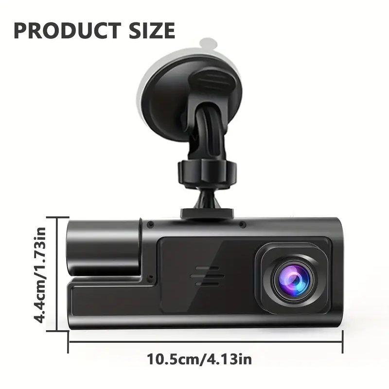 Dash Cam with 1080P Night Vision & G-Sensor-3