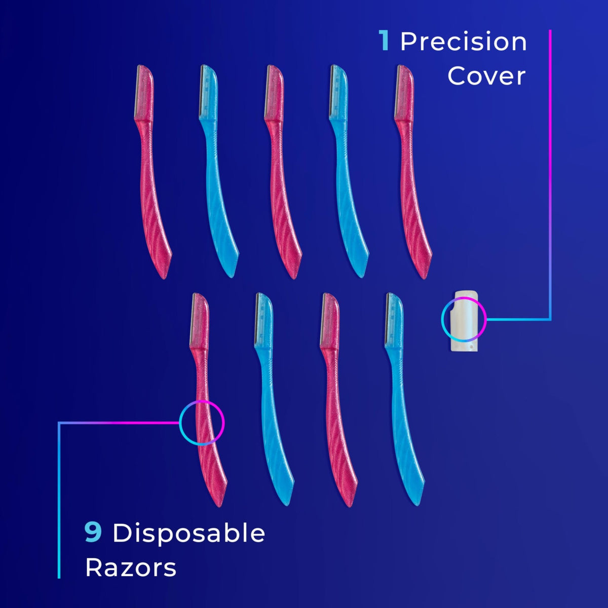 Schick Hydro Silk Touch-Up Dermaplane Razor for Women Face, 3 ct - Jansha Store