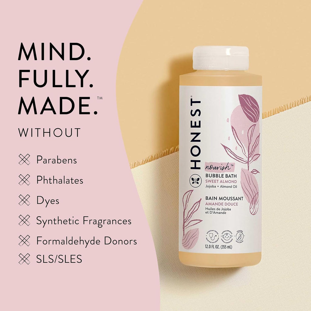 The Honest Company Bubble Bath, Hypoallergenic, Lavender Calm, 12 fl oz - Jansha Store