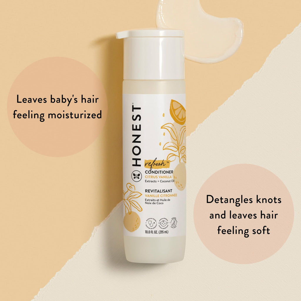 The Honest Company Conditioner, Hypoallergenic, Fragrance-Free, 10 fl oz - Jansha Store