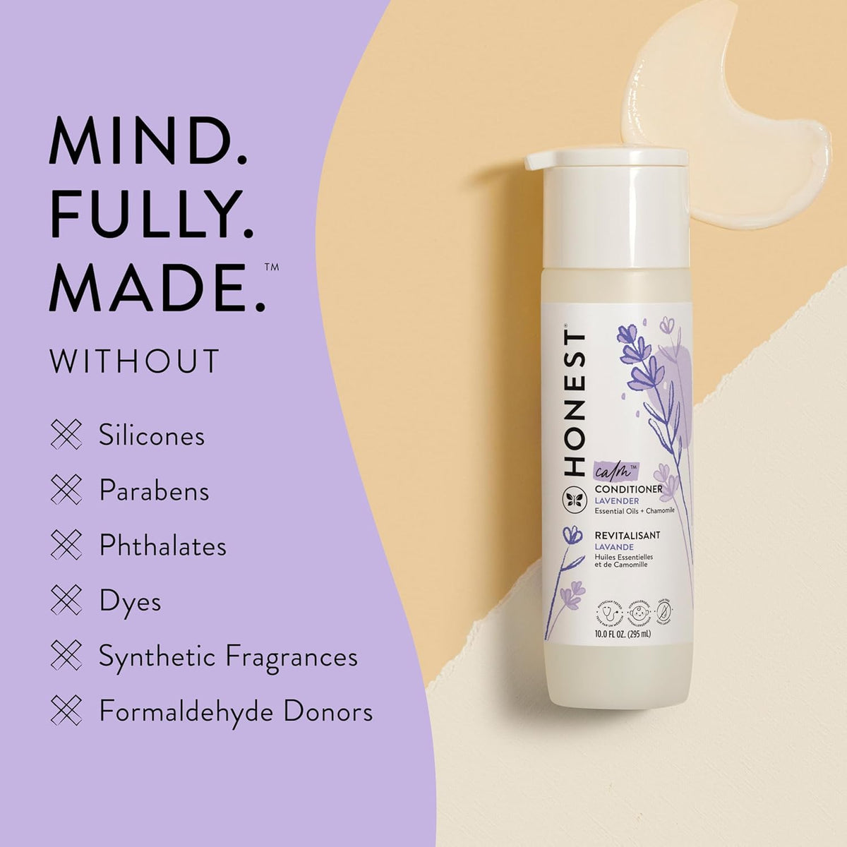 The Honest Company Conditioner, Hypoallergenic, Fragrance-Free, 10 fl oz - Jansha Store