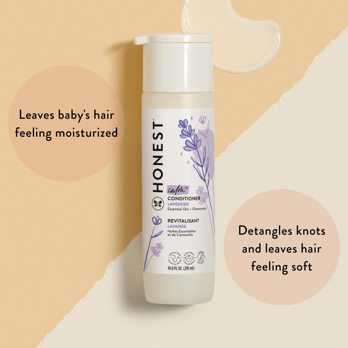 The Honest Company Conditioner, Hypoallergenic, Fragrance-Free, 10 fl oz - Jansha Store
