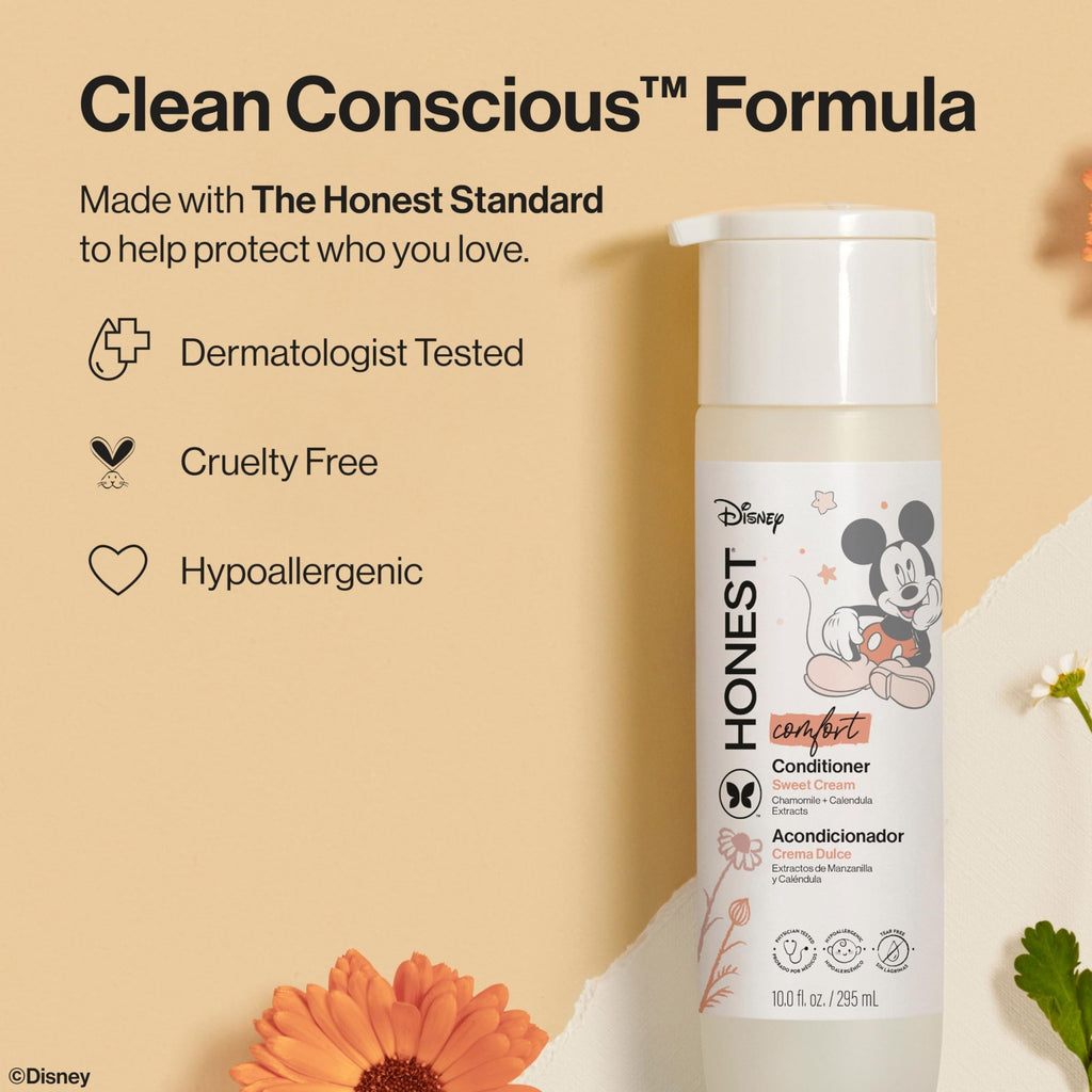 The Honest Company Conditioner, Hypoallergenic, Fragrance-Free, 10 fl oz - Jansha Store