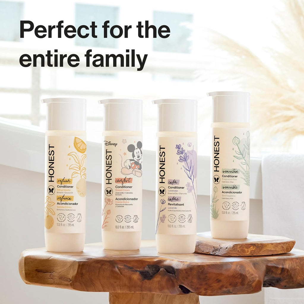 The Honest Company Conditioner, Hypoallergenic, Fragrance-Free, 10 fl oz - Jansha Store