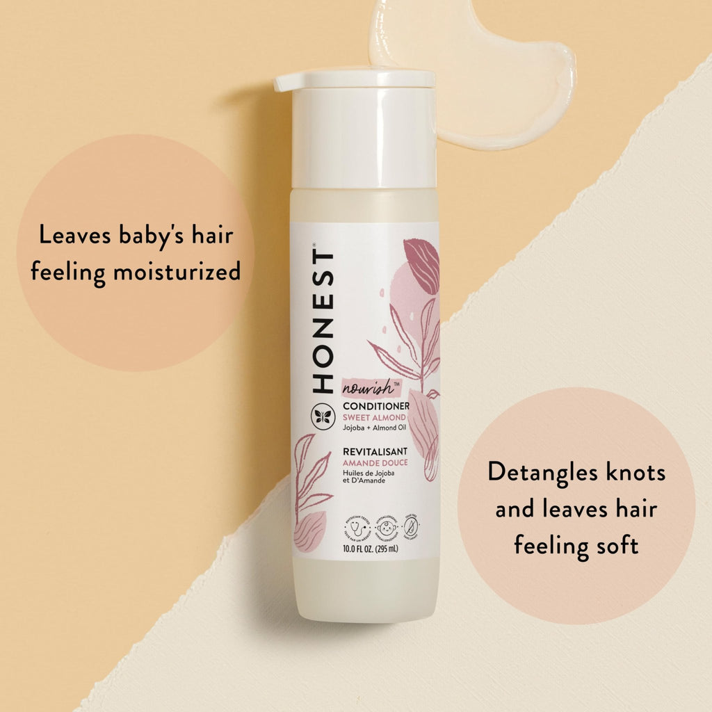 The Honest Company Conditioner, Hypoallergenic, Fragrance-Free, 10 fl oz - Jansha Store