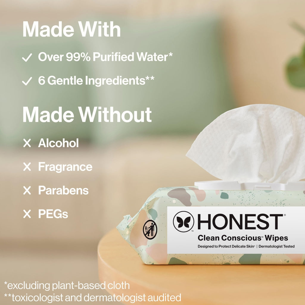 The Honest Company Multi-Use Baby Wipes, Pattern Play, 720 Count - Jansha Store