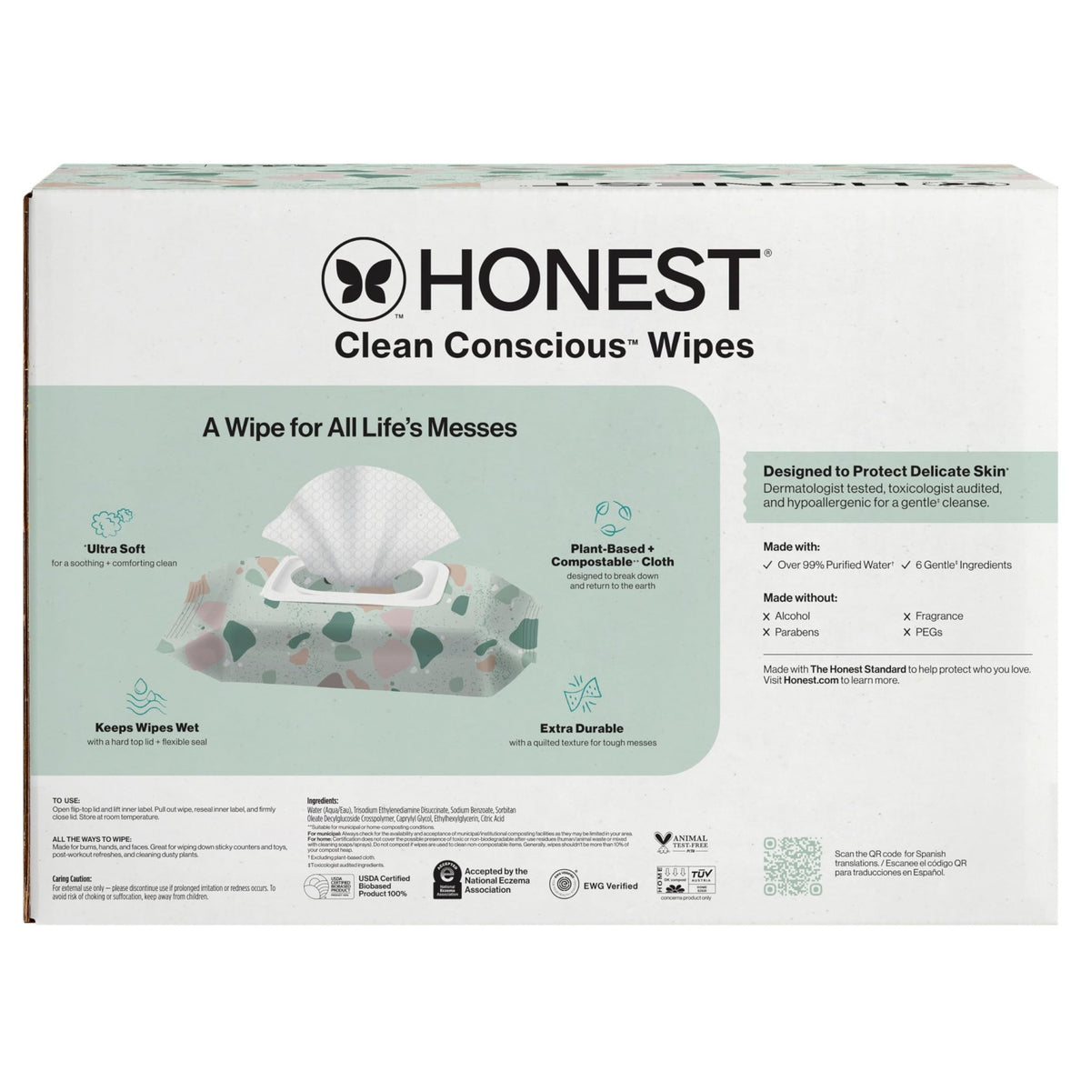 The Honest Company Multi-Use Baby Wipes, Pattern Play, 720 Count - Jansha Store