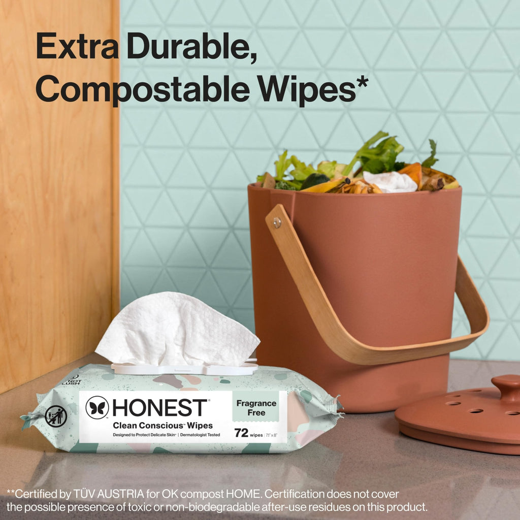 The Honest Company Multi-Use Baby Wipes, Pattern Play, 720 Count - Jansha Store