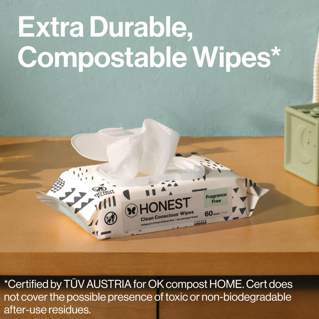 The Honest Company Multi-Use Baby Wipes, Pattern Play, 720 Count - Jansha Store