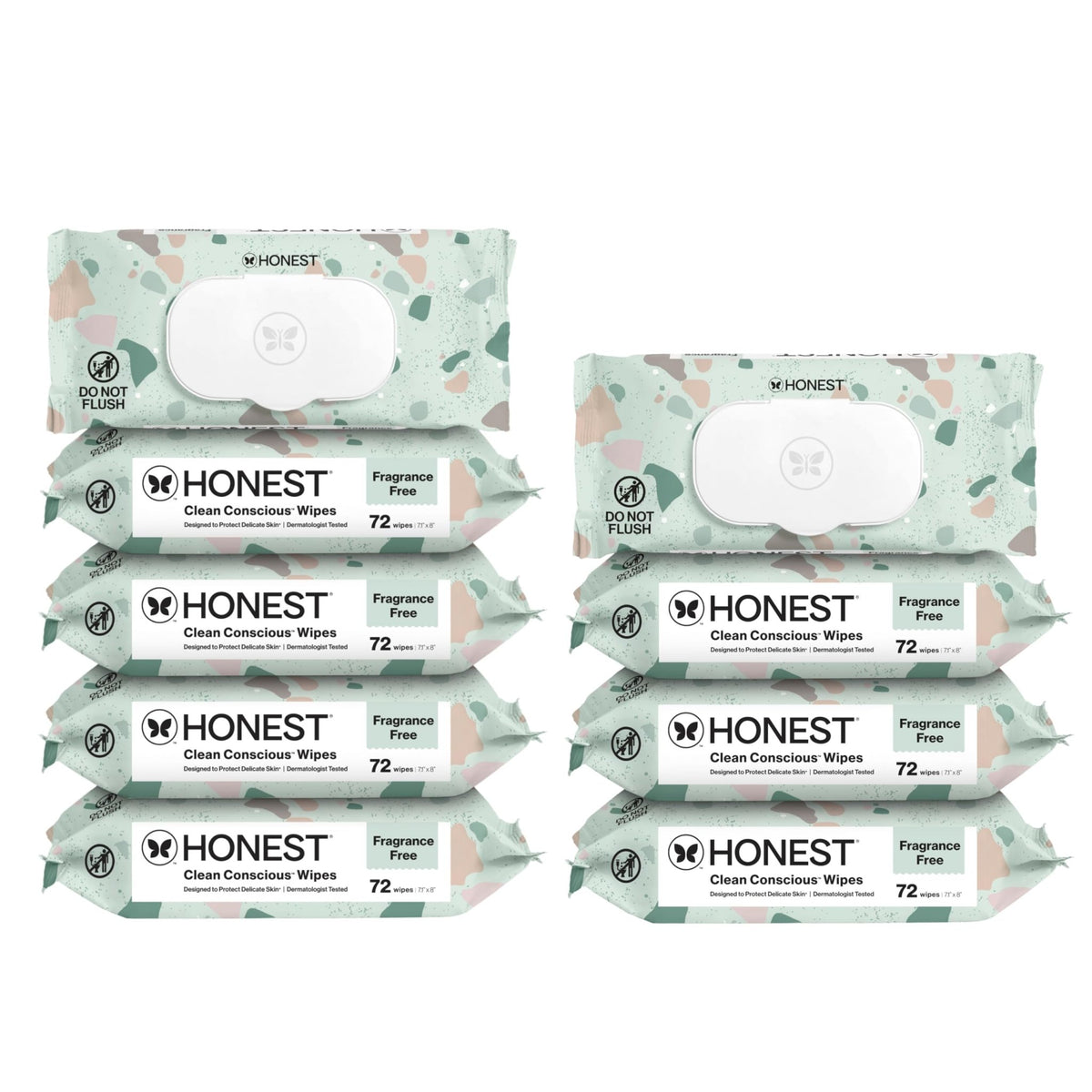 The Honest Company Multi-Use Baby Wipes, Pattern Play, 720 Count - Jansha Store