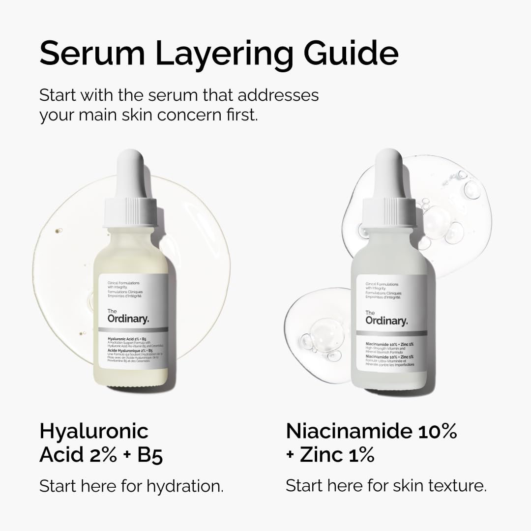 The Ordinary Hyaluronic Acid 2% + B5 (with Ceramides), Multi-Depth Hydration Serum for Plumper, Smoother Skin - Jansha Store