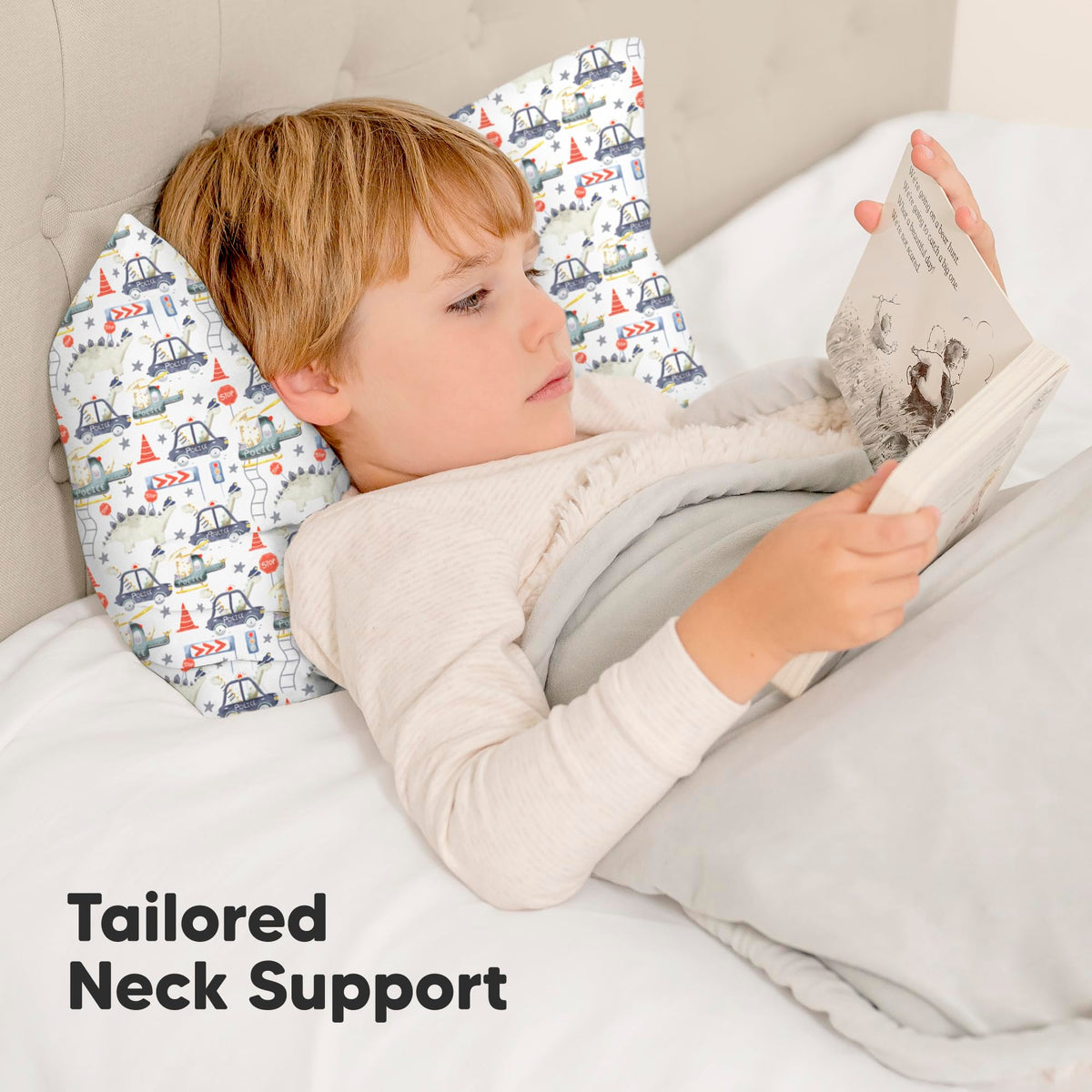Toddler Pillow with Pillowcase, 13x18 My Little Dreamy Pillow (Flora Vale) - Jansha Store