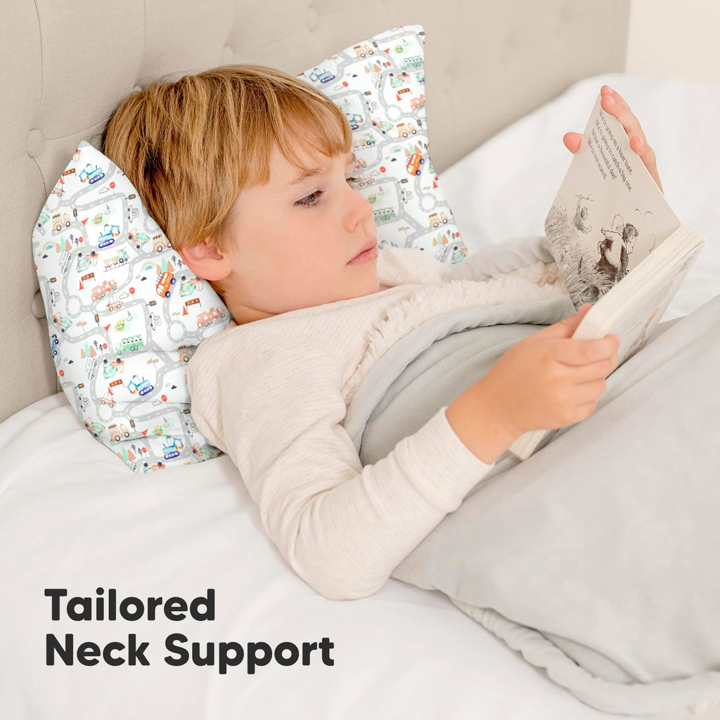 Toddler Pillow with Pillowcase, 13x18 My Little Dreamy Pillow (Flora Vale) - Jansha Store