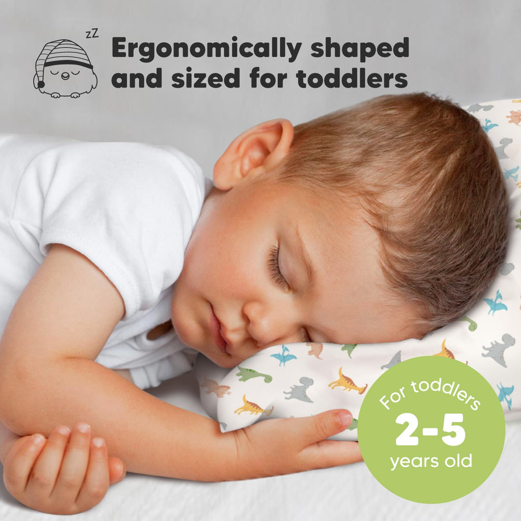 Toddler Pillow with Pillowcase, 13x18 My Little Dreamy Pillow (Flora Vale) - Jansha Store