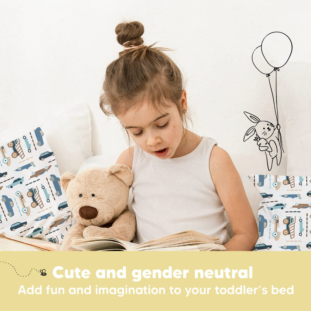 Toddler Pillow with Pillowcase, 13x18 My Little Dreamy Pillow (Flora Vale) - Jansha Store