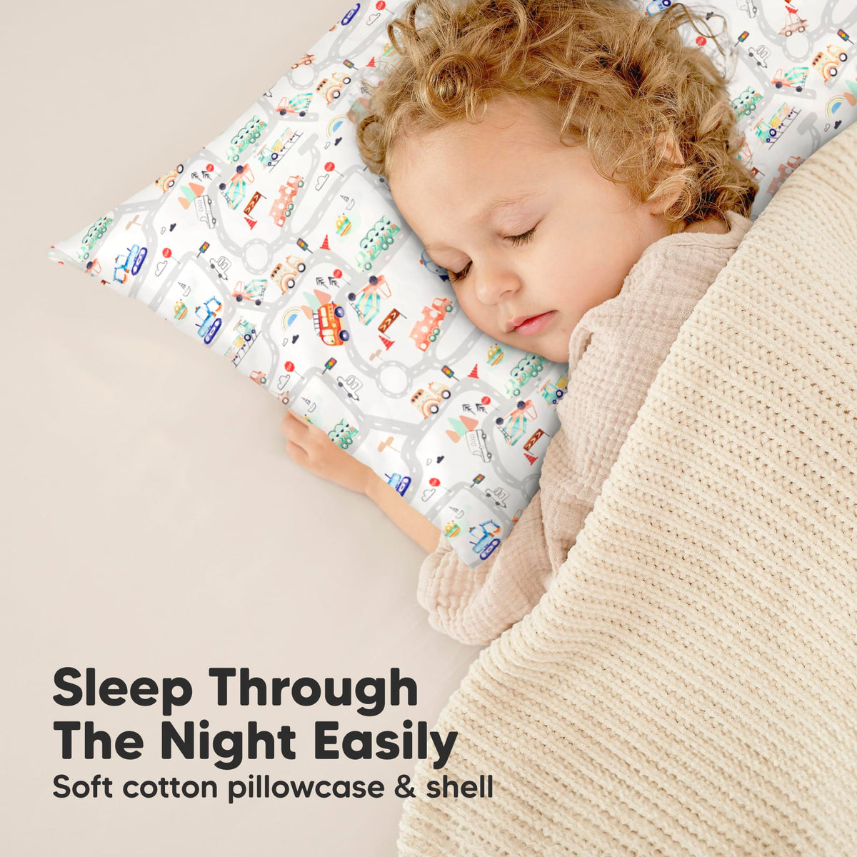 Toddler Pillow with Pillowcase, 13x18 My Little Dreamy Pillow (Flora Vale) - Jansha Store