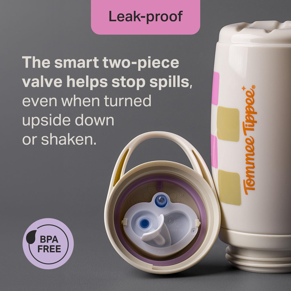 Tommee Tippee Toddler Sippy Cup, Sporty Spout, 1-3 Years, Insulated - Jansha Store