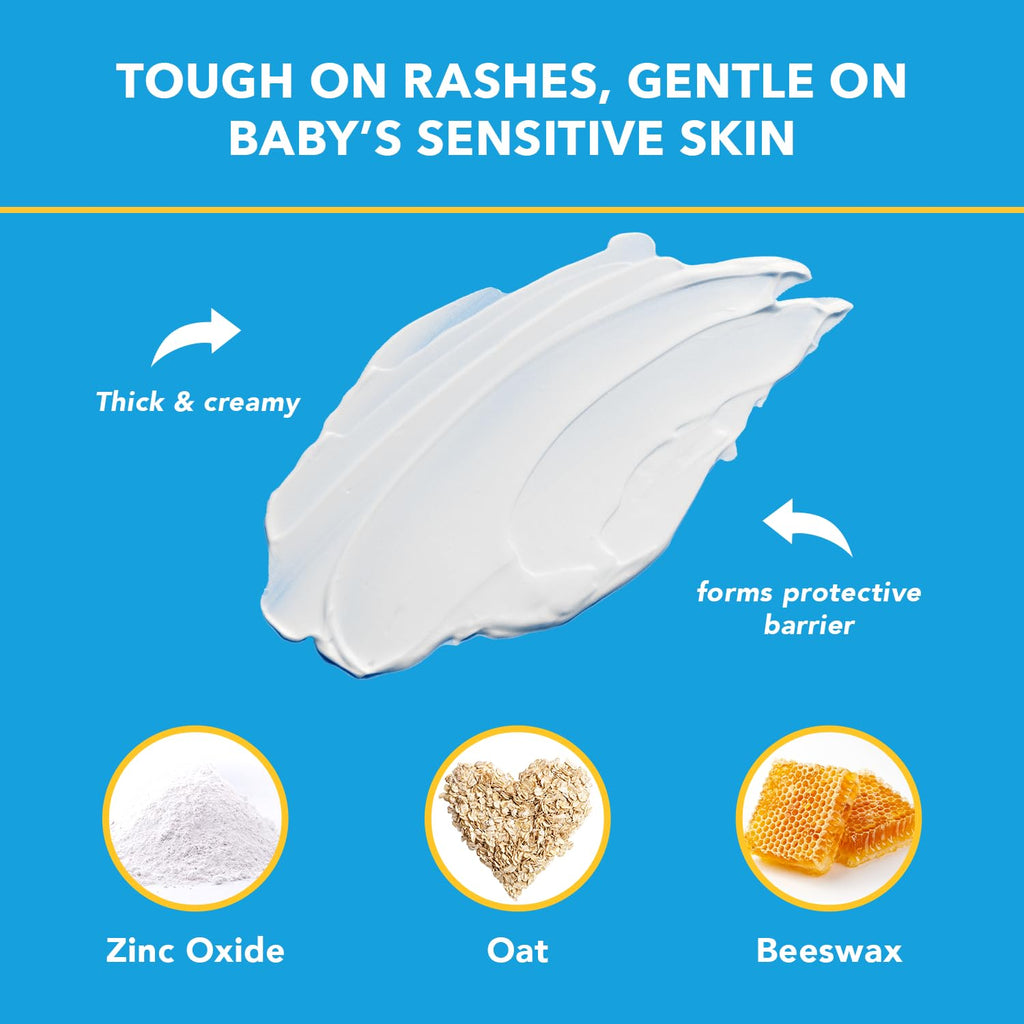 Triple Paste Diaper Rash Cream, Zinc Oxide Baby Ointment, 16 oz - Jansha Store