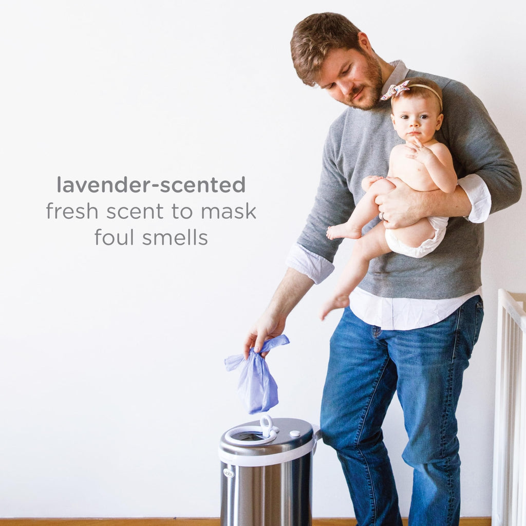 Ubbi Disposable Baby Diaper Sacks, Lavender Scented, 200 Count - Jansha Store