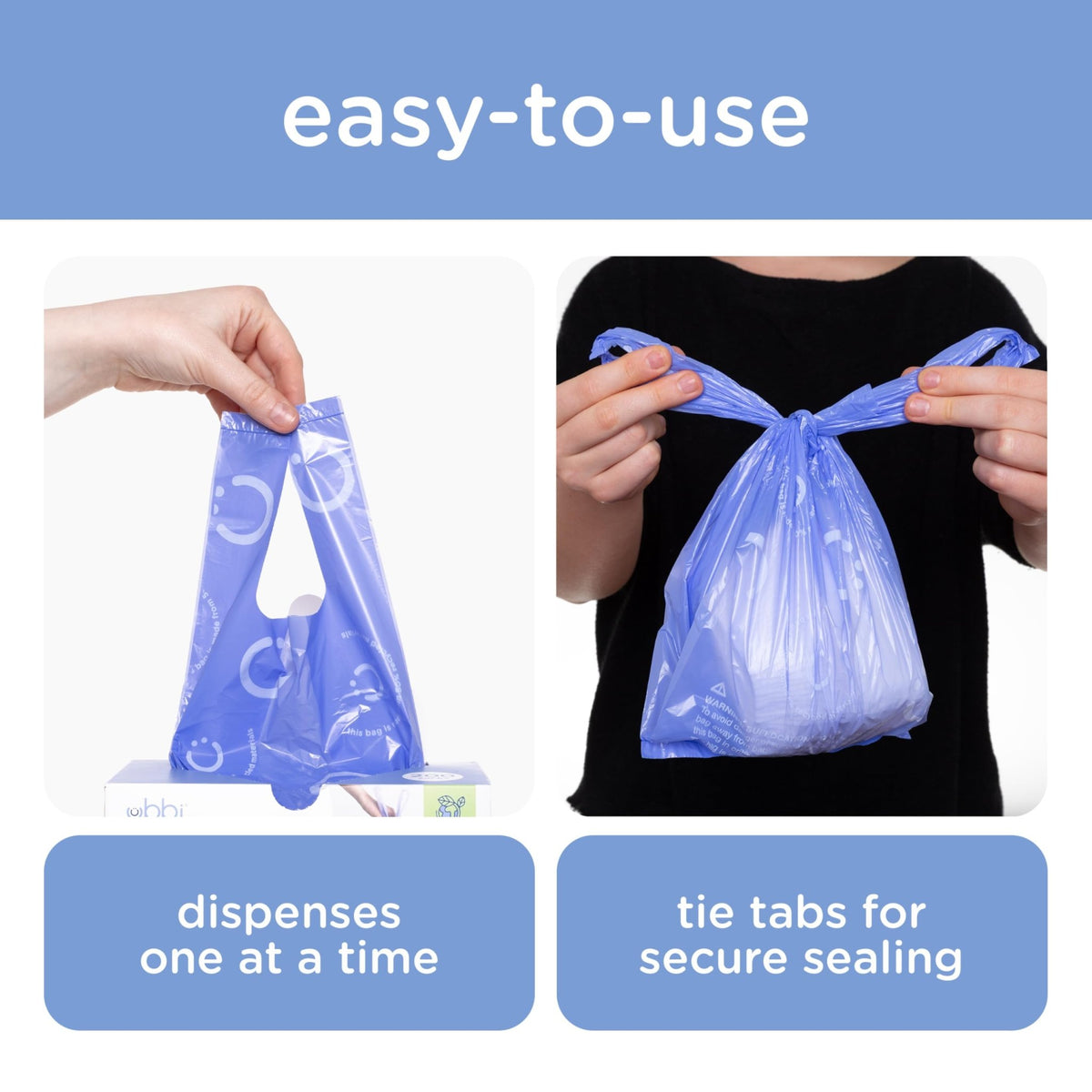 Ubbi Disposable Baby Diaper Sacks, Lavender Scented, 200 Count - Jansha Store