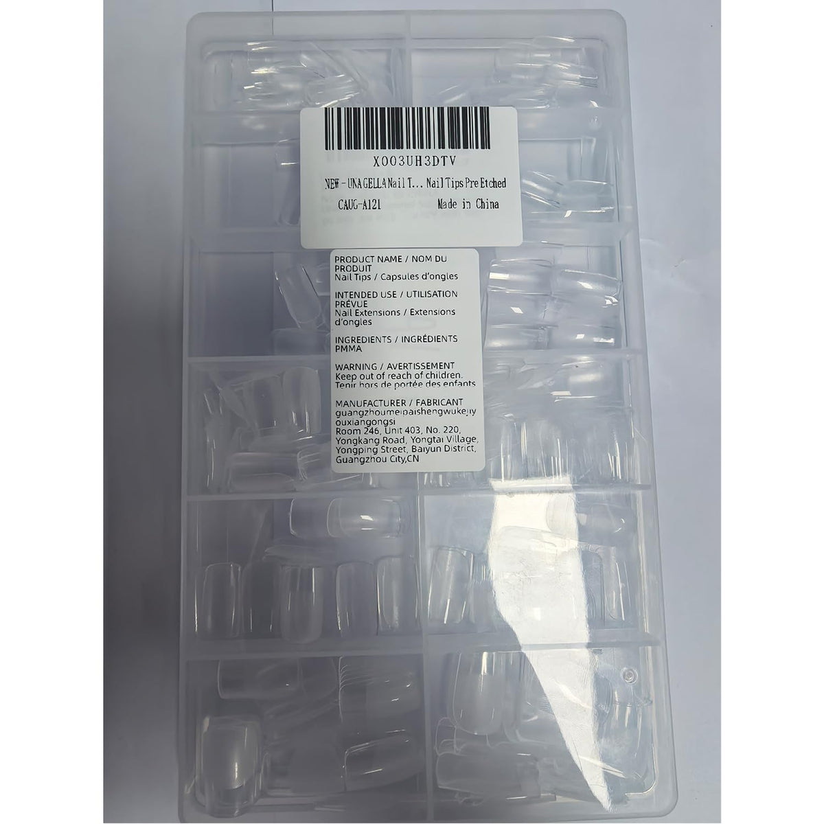 UNA GELLA Short Almond Nail Tips 504PCS Short Fake Nails Soft Press Ons - Jansha Store