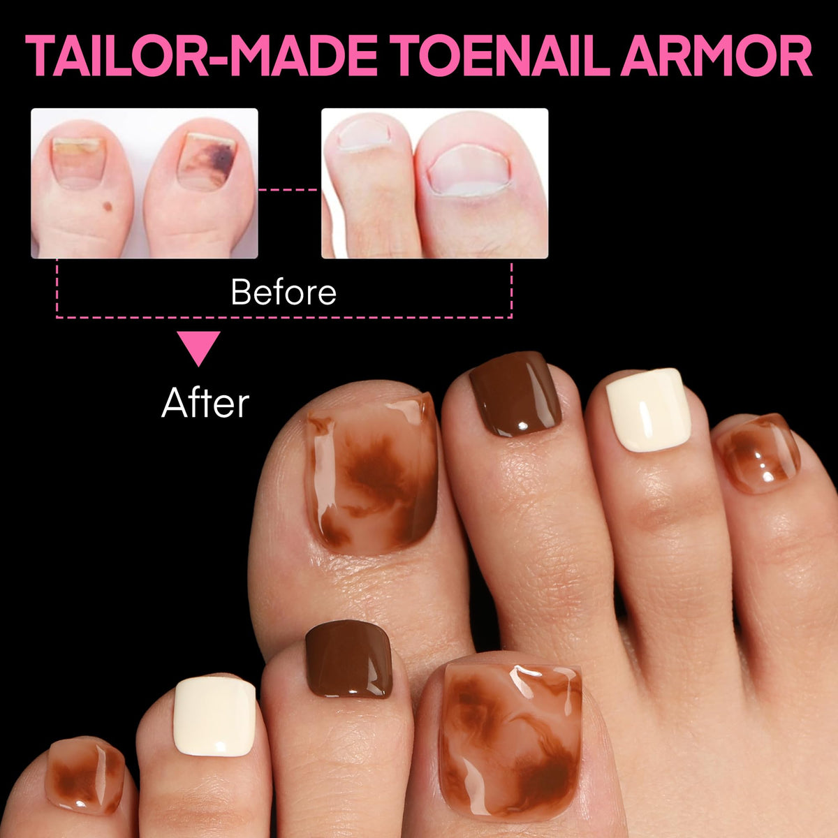 UNA GELLA Short Almond Nail Tips 504PCS Short Fake Nails Soft Press Ons - Jansha Store