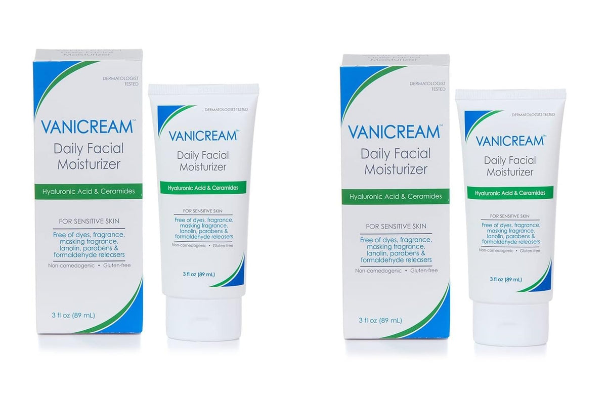 Vanicream Daily Facial Moisturizer, Lightweight, Non-Greasy, 3 Fl Oz - Jansha Store