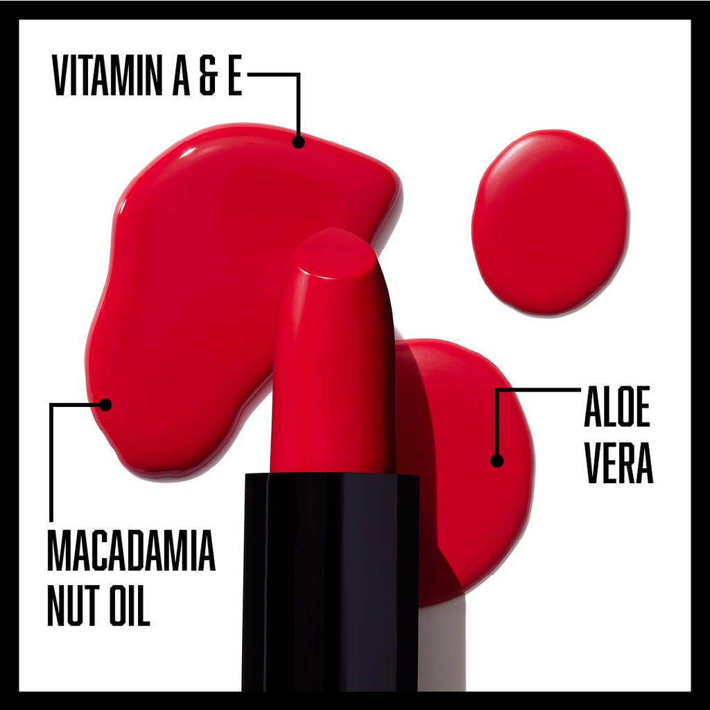 wet n wild Silk Finish Lipstick, Hydrating Rich Buildable Lip Color, Formulated with Vitamins A,E, & Macadamia for Ultimate Hydration, Cruelty-Free & Vegan - A Short Affair - Jansha Store